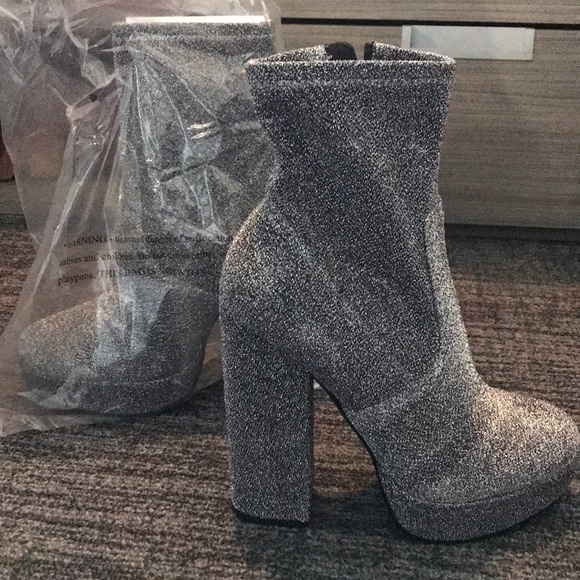 glitter booties steve madden